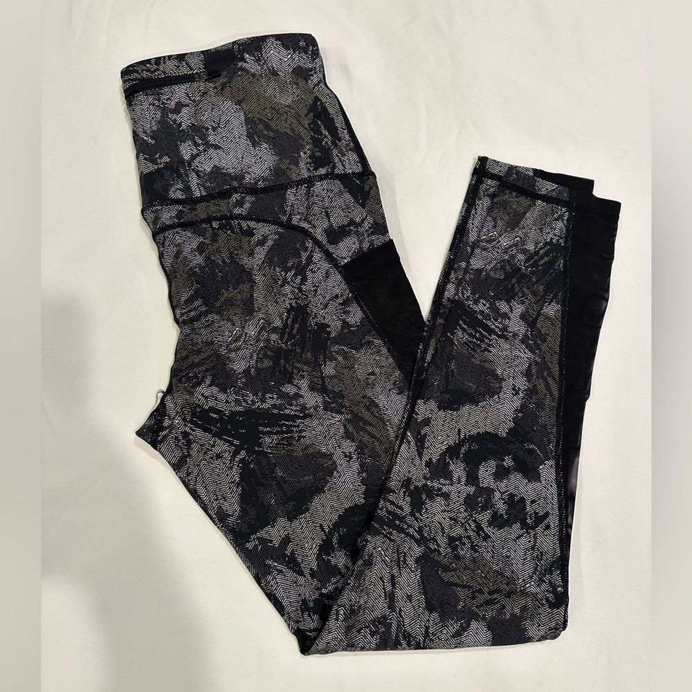 MONO B Dark Ocean Mesh High Waist Leggings
